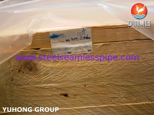 C68700 Tubo sin costuras de aleación de cobre ASTM B111 para intercambiadores de calor aprobado por la SGS