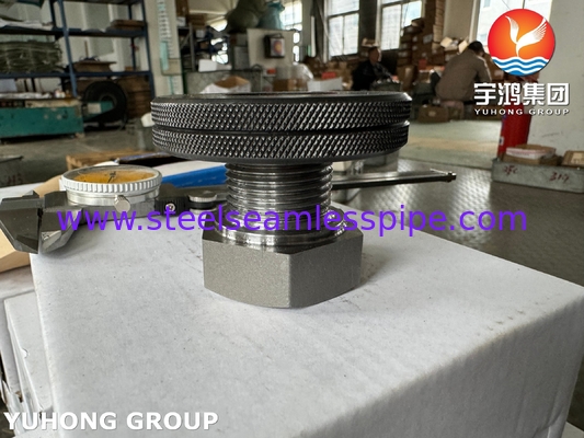 A105 Acero al carbono fijación de hilo Hex Plug ASTM A105 ASME B16.11