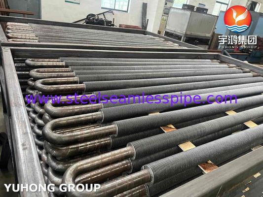 U Bend Fin Tube en el intercambiador de calor / caldera / horno