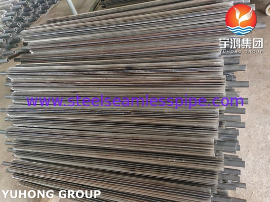Tipo longitudinal de tubo con aletas ASTM A249 U-Bend para la industria petroquímica