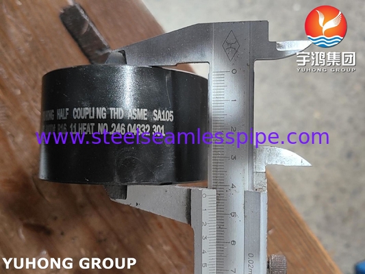 Acero inoxidable ajuste forjado ASME SA105 B16.11 3000 NPT Medio acoplamiento con norma B16.11