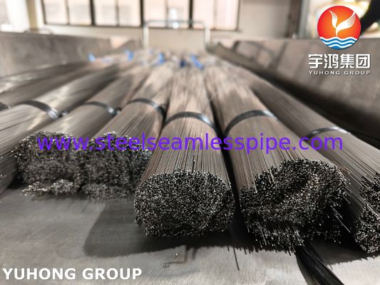 Tubos capilares de acero inoxidable recocido brillante SUS304 para instrumentos médicos ISO9626