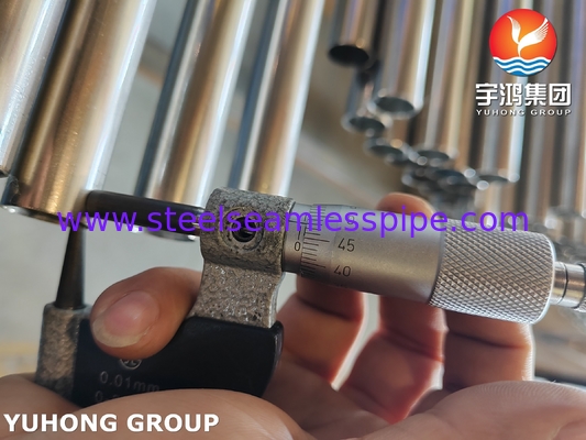 Tubo sin costura de acero inoxidable ASTM A269 TP316L, recocido brillante para caldera, aplicación en intercambiadores de calor