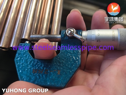 ASTM B111 C70600 Tubo de cobre y níquel para aplicaciones en condensadores y intercambiadores de calor