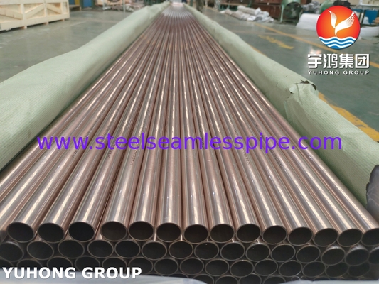 ASTM B111 C70600 Tubo de cobre y níquel para aplicaciones en condensadores y intercambiadores de calor
