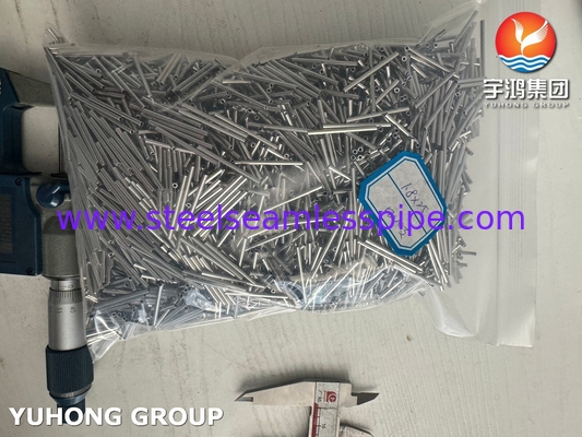 SUS304 SUS316L Tubo capilar de acero inoxidable de perforación pequeña para instrumentos de precisión