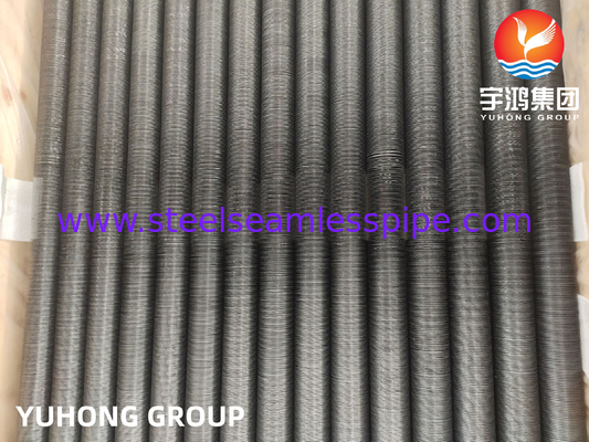 Tipo de tubo incorporado con aletas de aluminio ASME SA179 con aletas de aluminio A1060
