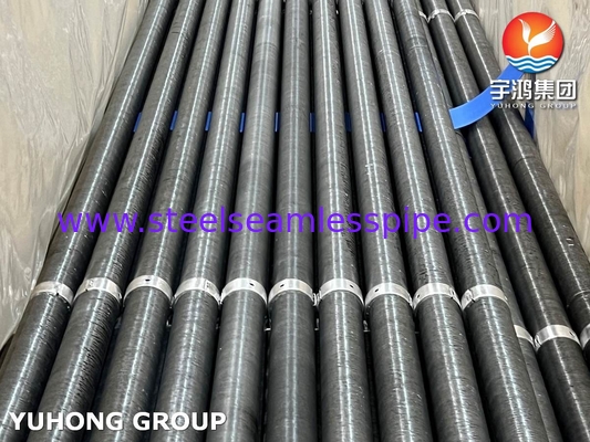 ASTM A179 Tubo de aleta de acero al carbono Tipo de aleta de aluminio G para torre de enfriamiento en seco
