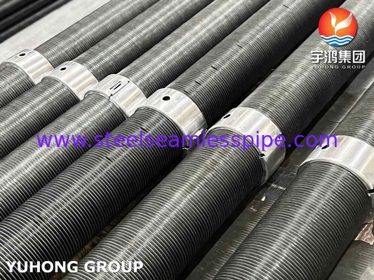 ASTM A179 Tubo de aleta de acero al carbono Tipo de aleta de aluminio G para torre de enfriamiento en seco