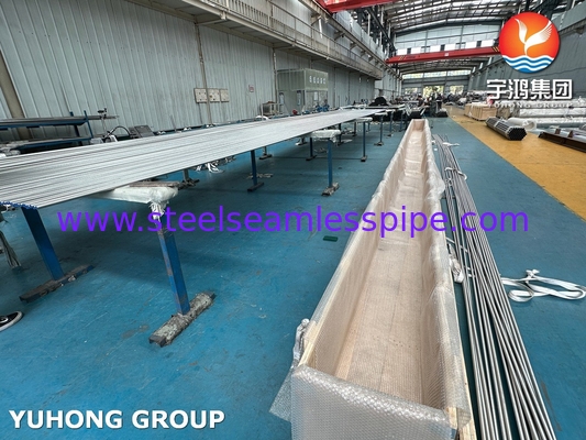 ASME SA249 TP316L Tubo de acero inoxidable soldado de alta anticorrosión para el tubo del intercambiador de calor