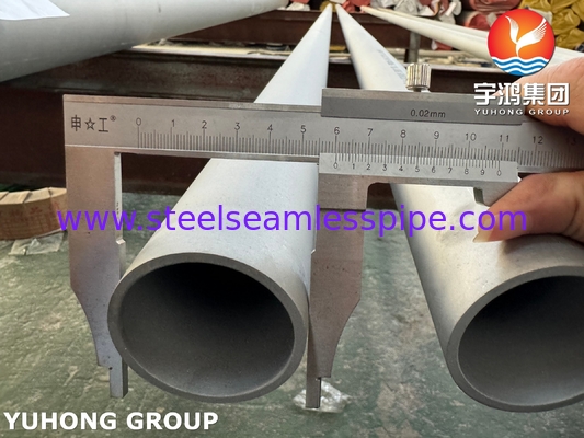 Pipa de acero inoxidable superduplex 2507 ASTM A790 UNS S32750 Pipa de acero inoxidable superduplex