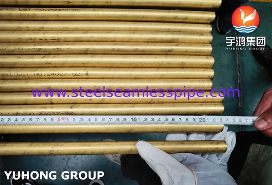 ASTM B111 C68700 Tubo de cobre y níquel para aplicaciones en condensadores y intercambiadores de calor