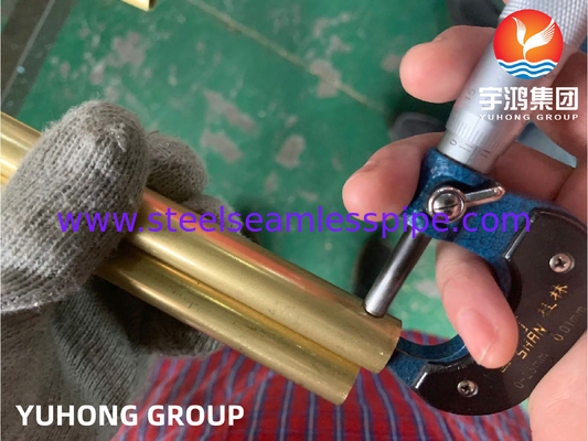 ASTM B111 C68700 Tubo de cobre y níquel para aplicaciones en condensadores y intercambiadores de calor
