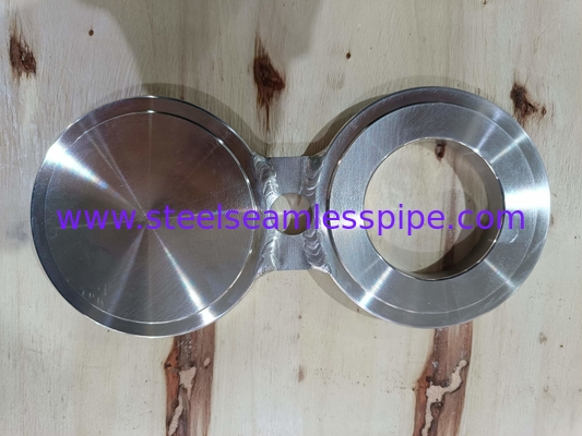 Figura de las gafas de acero súper dúplex ASTM A182 F53 Ocho bridas ciegas B16.48
