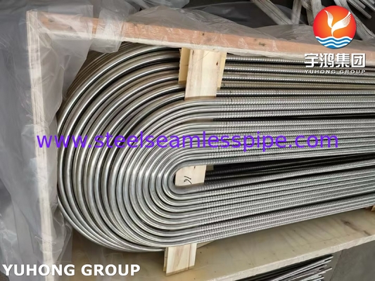 Tubo corrugado de acero inoxidable ASTM A213 TP304 304L
