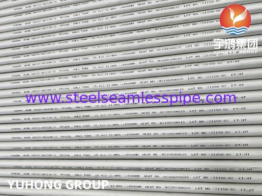 Fabricante de tubos sin costura de acero inoxidable ASTM A213 TP316 TP316L