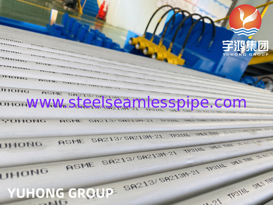 Fabricante de tubos sin costura de acero inoxidable ASTM A213 TP316 TP316L