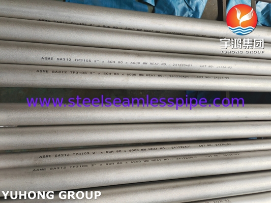 Tubería sin costura de acero inoxidable ASTM A312 TP310S para petróleo y gas