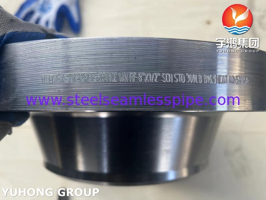 Flanca de acero de aleación ASTM A182 F5 ASME B16.5 Flanca de cuello de soldadura de orificio forjado