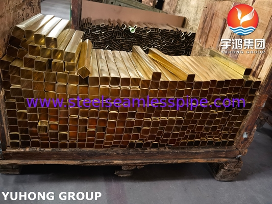 Tubo de cobre de forma irregular Tubo de plomería Tubo de cobre decorativo