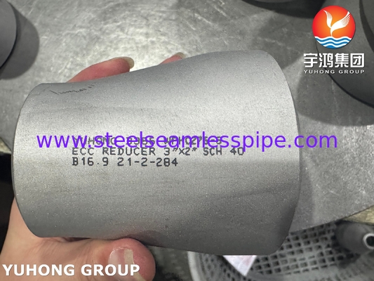 Fittings para tuberías de Hastelloy C276 ASTM B366 UNS N10276 Reducción de aleación de níquel Ecc