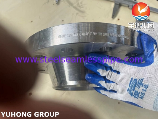 ASTM A182 F5 Cuello de soldadura de orificio RF Flange B16.5 para excelente alta temperatura
