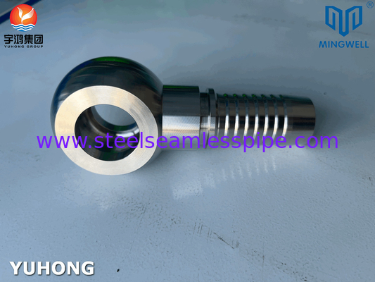 316L Banjo métrico de acero inoxidable para manguera DIN 7642