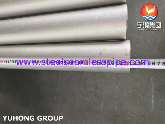 Tubo sin costuras de acero inoxidable ASTM A312 TP321 encurtido y recocido