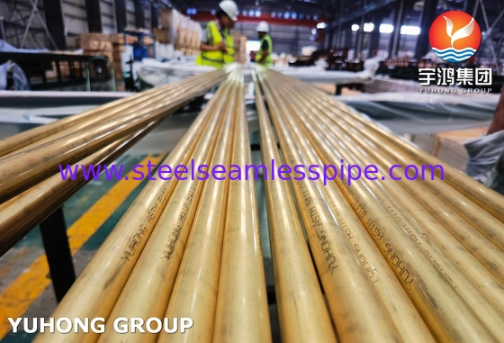 ASTM B111 C68700 Tubo de cobre y níquel para aplicaciones en condensadores y intercambiadores de calor