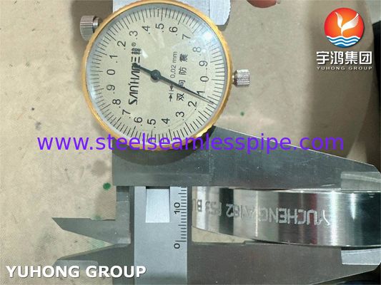 Brida ciega forjada de acero inoxidable dúplex ASTM A182 F53 con realce de cara, B16.5