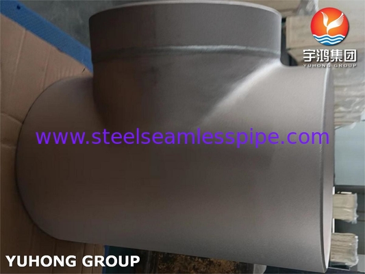 Fittings para tubos de aleación de cobre y níquel ASTM B466 C70600, CuNi 90/10 igual Tee
