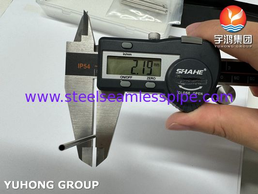 Tubo de aguja de bordado de acero inoxidable con punta afilada para la industria de la ropa, 2.2MM * 62MM