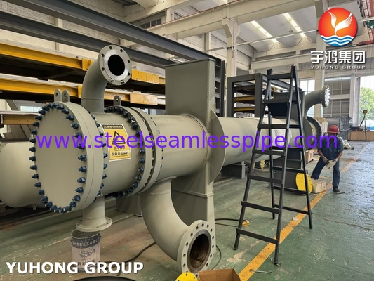 Intercambiador de calor ASME U API 660 en refinería petroquímica y de petróleo
