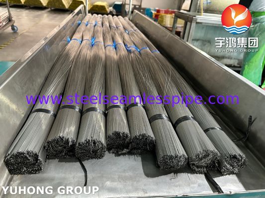 Tubo capilar de acero inoxidable soldado ISO9626 SUS304 para aplicaciones de precisión
