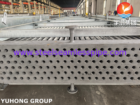 Exchanger de calor refrigerado por aire de corriente forzada de aire horizontal API 661 ISO 13706
