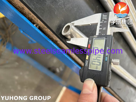 ASTM B163 N04400 Tubo sin costuras de acero de aleación en condensador y intercambiador de calor