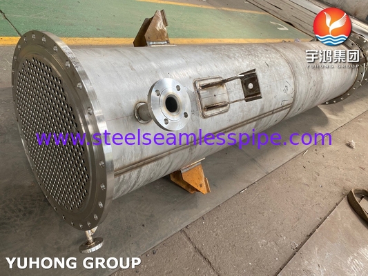 Intercambiador de calor BEM Clase R TEMA, placa tubular fija, tubo NACE SA179 para servicio de refinería de gas amargo