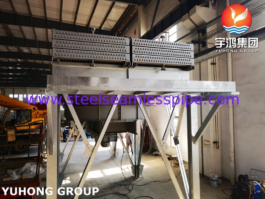 Exchanger de calor refrigerado por aire de corriente forzada de aire horizontal API 661 ISO 13706