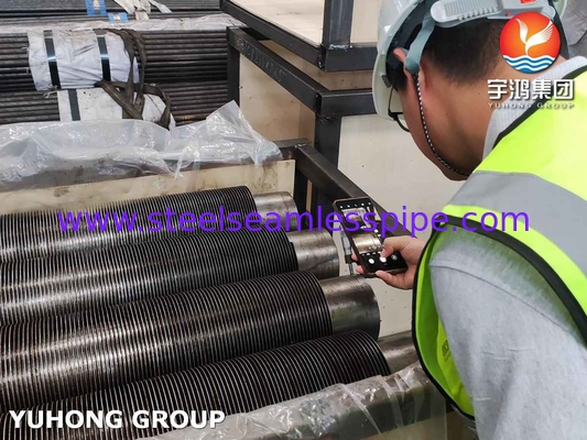 Tubo aletado de la curva en U del acero de carbono de ASTM A106 Gr.B para el tubo NDE del cambiador de calor disponible