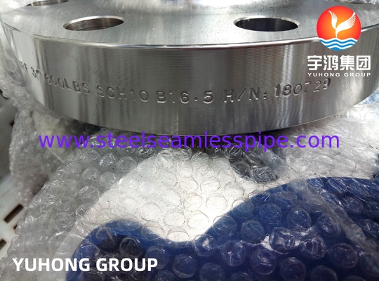 ASTM A182 F347 Flange de cuello de soldadura de acero inoxidable, cara RF / RTJ para aplicaciones de alta temperatura
