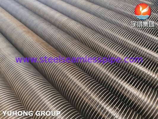 ASTM A179 tubo de aleta incorporado de acero al carbono de aluminio para intercambiador de calor y sistema de refrigeración