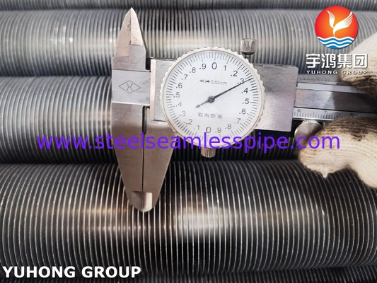 ASTM A179 Tipo G tubo con aletas incrustadas, aluminio 1060, para intercambiadores de calor