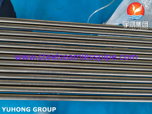 TUBERIA DE NIQUEL HASTELLOY TUBE ASTM B622 Hastelloy C276 Refinado de petróleo y gas