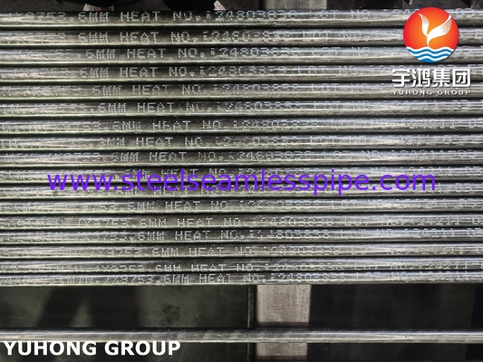 Tubo sin costura de acero aleado ASTM A213 ASME SA213 Grado T5, T9, T11, T22 Para perforación de caldera de fluido para intercambiadores de calor Refrigeración hidráulica