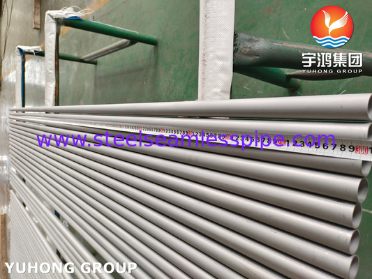 Tubo de intercambiador de calor sin costura de acero inoxidable ASTM A268 TP410