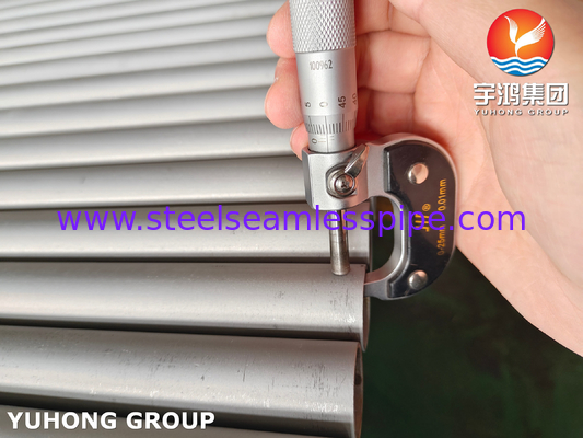 Tubo de intercambiador de calor sin costura de acero inoxidable ASTM A268 TP410