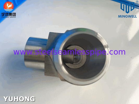 316L Acero inoxidable hidráulico ajuste de 90° Codo