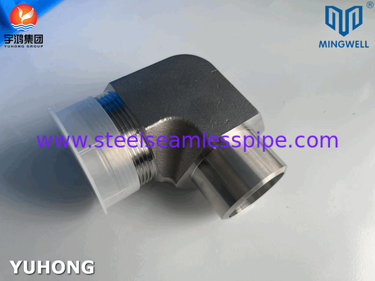 316L Acero inoxidable hidráulico ajuste de 90° Codo