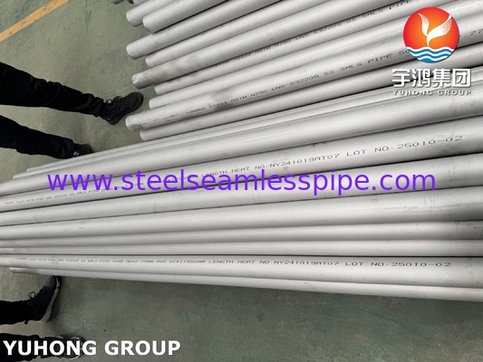 ASTM A790 / ASME SA789 S32205 Tubo sin costuras de acero dúplex para la industria del petróleo y el gas