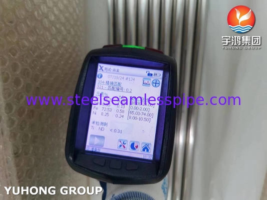 ASTM A249 TP304 Acero inoxidable soldado utilizado en proyectos de refinación de petróleo
